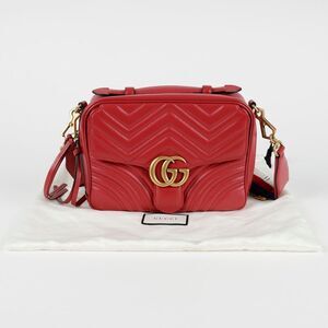 Gg Marmont Web Strap Tote Shoulder Bag